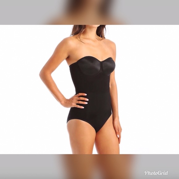 The Body Wrap The Pin Up Strapless Padded bodysuit - Picture 1 of 6